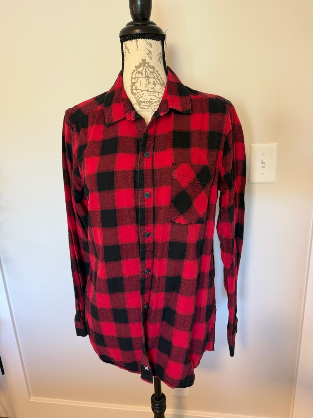 Eddie Bauer Plaid Button-Down Shirt